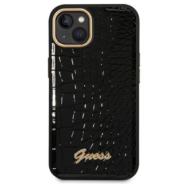 Guess GUHCP14MHGCRHK iPhone 14 Plus 6.7 "black / black hardcase Croco Collection_2