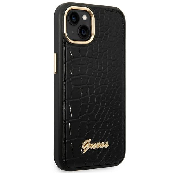 Guess GUHCP14MHGCRHK iPhone 14 Plus 6.7 "black / black hardcase Croco Collection_3