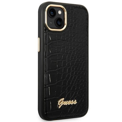 Guess GUHCP14MHGCRHK iPhone 14 Plus 6.7 "black / black hardcase Croco Collection_3