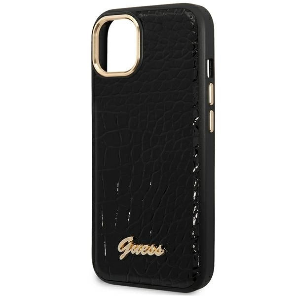 Guess GUHCP14MHGCRHK iPhone 14 Plus 6.7 "black / black hardcase Croco Collection_5