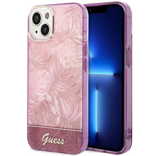 Guess GUHCP14MHGJGHP iPhone 14 Plus 6.7 "pink / pink hardcase Jungle Collection_0