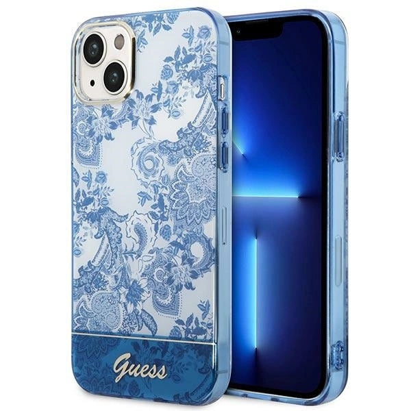 Guess GUHCP14MHGPLHB iPhone 14 Plus 6.7" blue/blue hardcase Porcelain Collection_0