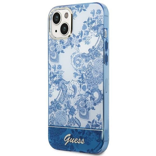 Guess GUHCP14MHGPLHB iPhone 14 Plus 6.7" blue/blue hardcase Porcelain Collection_1