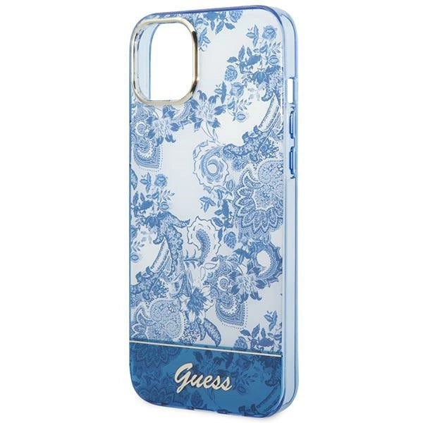 Guess GUHCP14MHGPLHB iPhone 14 Plus 6.7" blue/blue hardcase Porcelain Collection_5