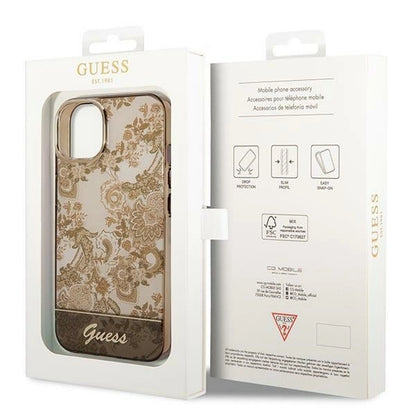 Guess GUHCP14MHGPLHC iPhone 14 Plus 6.7&quot; ocher hardcase Porcelain Collection_7