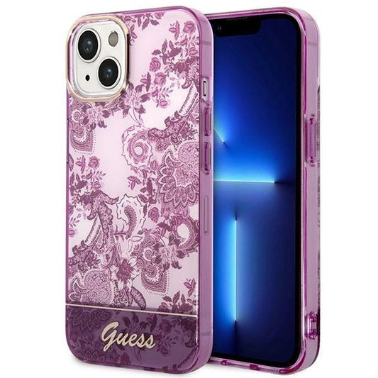 Guess GUHCP14MHGPLHF iPhone 14 Plus 6.7" fuchsia/fuschia hardcase Porcelain Collection_0