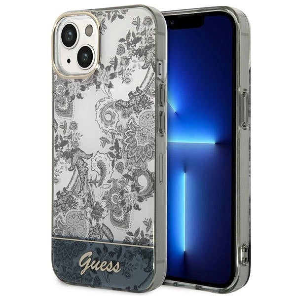 Guess GUHCP14MHGPLHG iPhone 14 Plus 6.7 "gray / gray hardcase Porcelain Collection_0