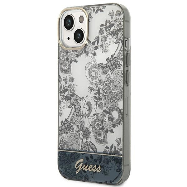 Guess GUHCP14MHGPLHG iPhone 14 Plus 6.7 "gray / gray hardcase Porcelain Collection_1