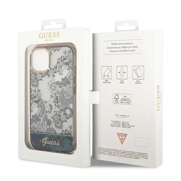 Guess GUHCP14MHGPLHG iPhone 14 Plus 6.7 "gray / gray hardcase Porcelain Collection_7