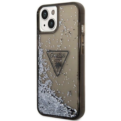 Guess GUHCP14MLFCTPK iPhone 14 Plus 6.7&quot; black/black hardcase Liquid Glitter Palm Collection_1