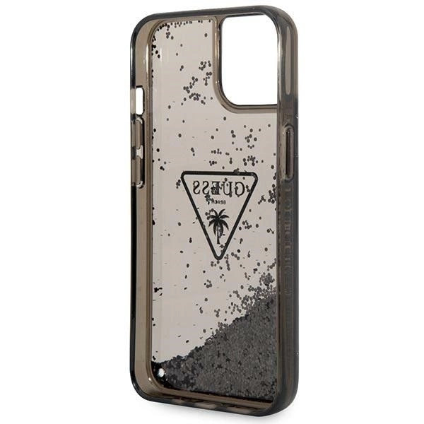 Guess GUHCP14MLFCTPK iPhone 14 Plus 6.7&quot; black/black hardcase Liquid Glitter Palm Collection_6