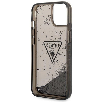 Guess GUHCP14MLFCTPK iPhone 14 Plus 6.7&quot; black/black hardcase Liquid Glitter Palm Collection_6