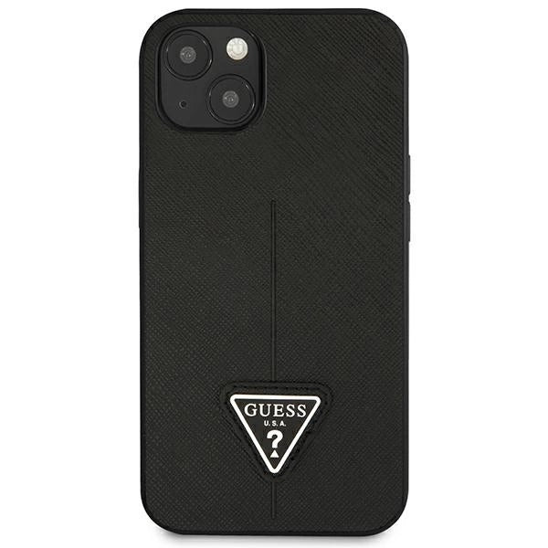 Guess GUHCP14MPSATLK iPhone 14 Plus 6,7 "black / black hardcase SaffianoTriangle Logo_2