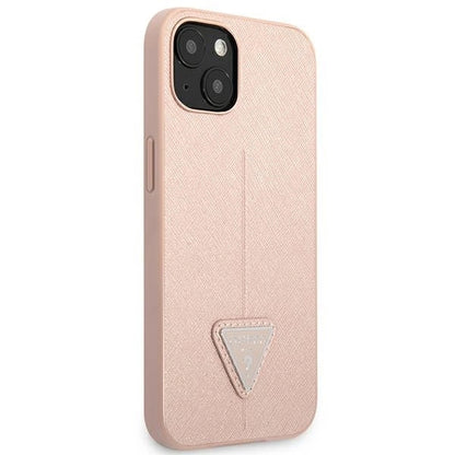 Guess GUHCP14MPSATLP iPhone 14 Plus 6,7 &quot;pink / pink hardcase SaffianoTriangle Logo_3