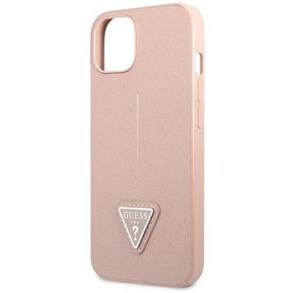Guess GUHCP14MPSATLP iPhone 14 Plus 6,7 &quot;pink / pink hardcase SaffianoTriangle Logo_5
