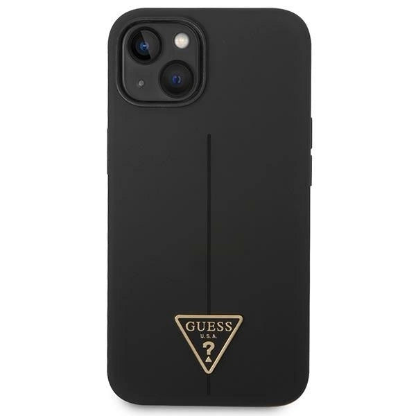 Guess GUHCP14MSLTGK iPhone 14 Plus 6.7" black/black hardcase Silicone Triangle_2