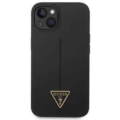 Guess GUHCP14MSLTGK iPhone 14 Plus 6.7" black/black hardcase Silicone Triangle_2