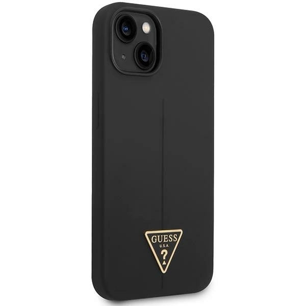 Guess GUHCP14MSLTGK iPhone 14 Plus 6.7" black/black hardcase Silicone Triangle_3