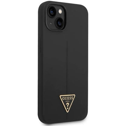 Guess GUHCP14MSLTGK iPhone 14 Plus 6.7" black/black hardcase Silicone Triangle_3