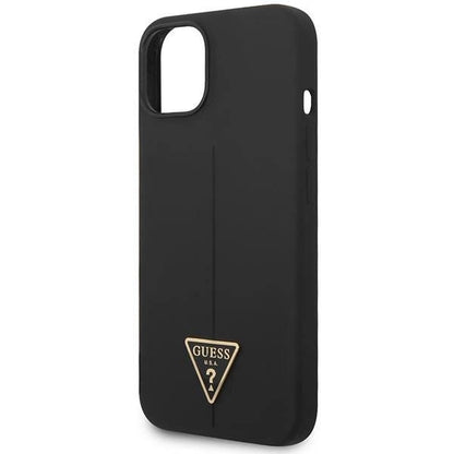 Guess GUHCP14MSLTGK iPhone 14 Plus 6.7" black/black hardcase Silicone Triangle_5