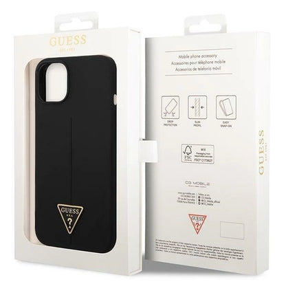 Guess GUHCP14MSLTGK iPhone 14 Plus 6.7" black/black hardcase Silicone Triangle_7