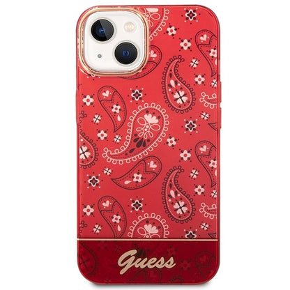 Guess GUHCP14SHGBNHR iPhone 14 6.1" red/red hardcase Bandana Paisley_2
