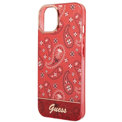 Guess GUHCP14SHGBNHR iPhone 14 6.1" red/red hardcase Bandana Paisley_5