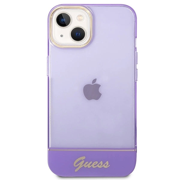 Guess Translucent iPhone 14 6.1" Case - Purple_2