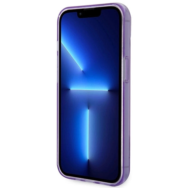 Guess Translucent iPhone 14 6.1" Case - Purple_4
