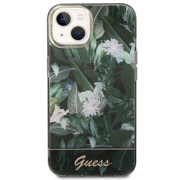 Guess Jungle Collection iPhone 14 Case - Green_2