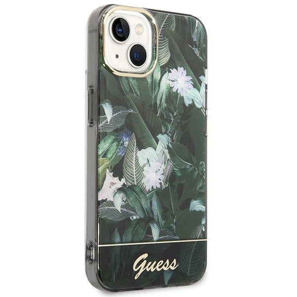 Guess Jungle Collection iPhone 14 Case - Green_3