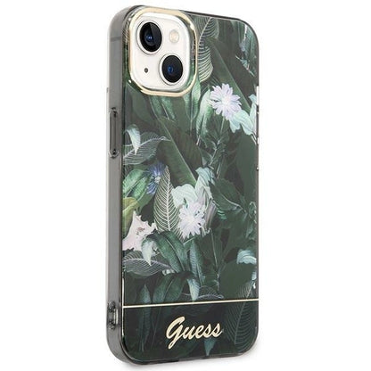 Guess Jungle Collection iPhone 14 Case - Green_3