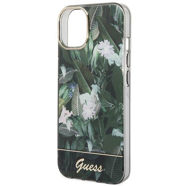 Guess Jungle Collection iPhone 14 Case - Green_5