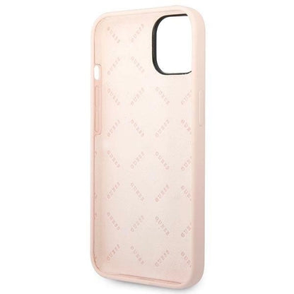 Guess GUHCP14SSLTGP iPhone 14 6.1&quot; pink/pink hardcase Silicone Triangle_6