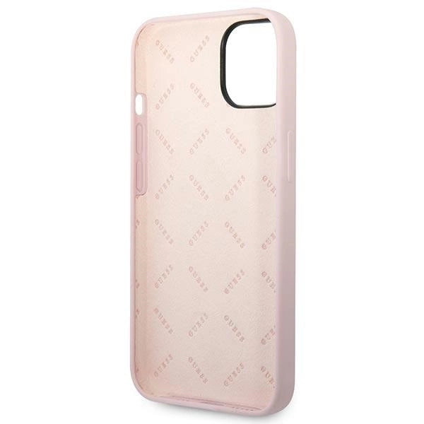 Guess Silicone Triangle Case for iPhone 14 6.1" - Purple_6