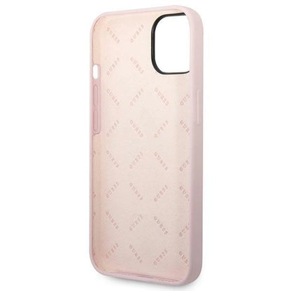 Guess Silicone Triangle Case for iPhone 14 6.1" - Purple_6