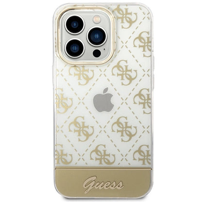 Guess GUHCP14XHG4MHG iPhone 14 Pro Max 6.7 "gold / gold hardcase 4G Pattern Script_2