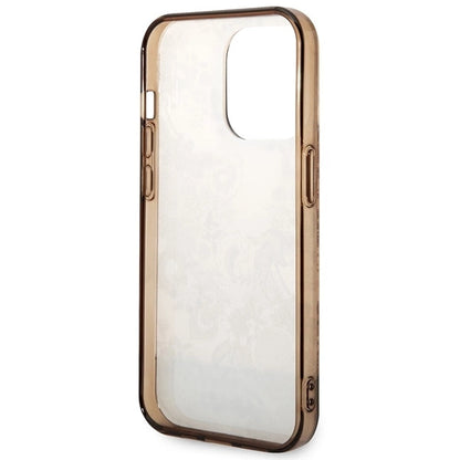 Guess GUHCP14XHGPLHC iPhone 14 Pro Max 6.7" ocher hardcase Porcelain Collection_6