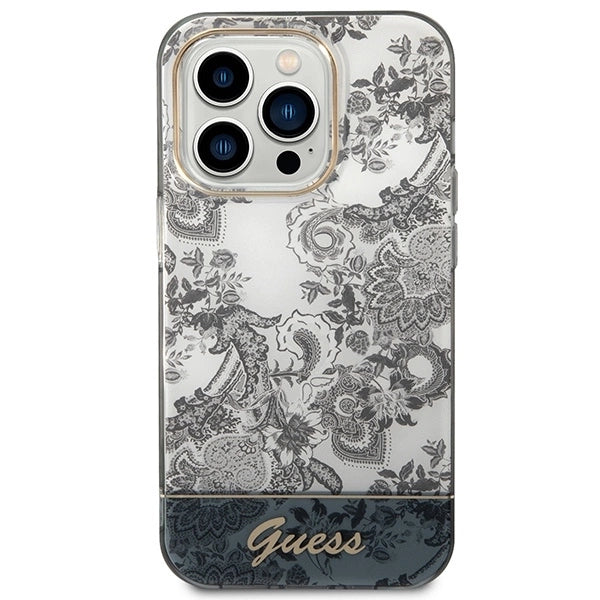 Guess GUHCP14XHGPLHG iPhone 14 Pro Max 6.7 "gray / gray hardcase Porcelain Collection_2