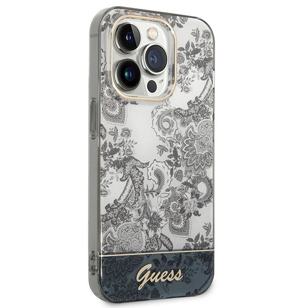 Guess GUHCP14XHGPLHG iPhone 14 Pro Max 6.7 "gray / gray hardcase Porcelain Collection_3