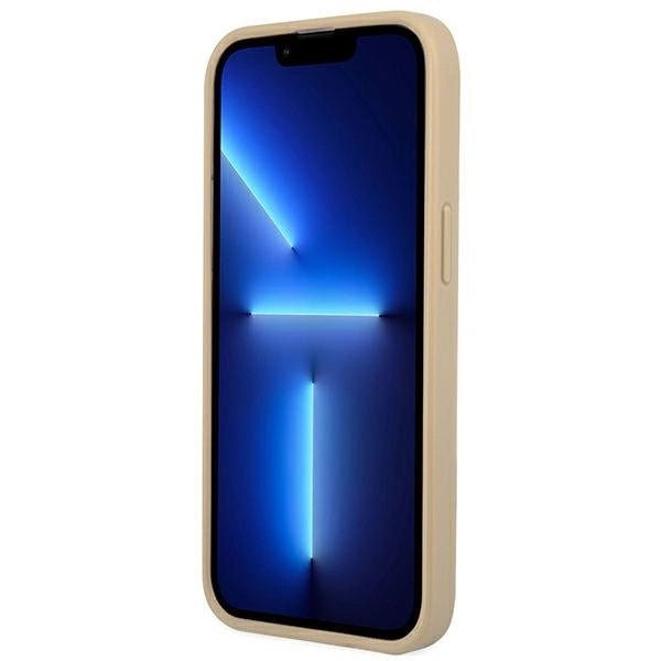 Guess GUHCP14XPSATLE iPhone 14 Pro Max 6,7 &quot;beige / beige hardcase SaffianoTriangle Logo_4