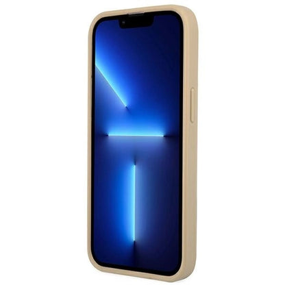 Guess GUHCP14XPSATLE iPhone 14 Pro Max 6,7 &quot;beige / beige hardcase SaffianoTriangle Logo_4