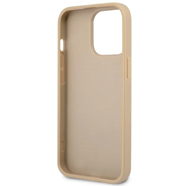 Guess GUHCP14XPSATLE iPhone 14 Pro Max 6,7 &quot;beige / beige hardcase SaffianoTriangle Logo_6