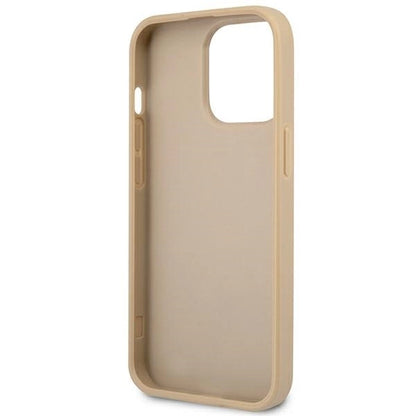 Guess GUHCP14XPSATLE iPhone 14 Pro Max 6,7 &quot;beige / beige hardcase SaffianoTriangle Logo_6