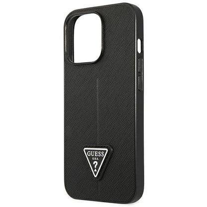 Guess GUHCP14XPSATLK iPhone 14 Pro Max 6,7 "black / black hardcase SaffianoTriangle Logo_5