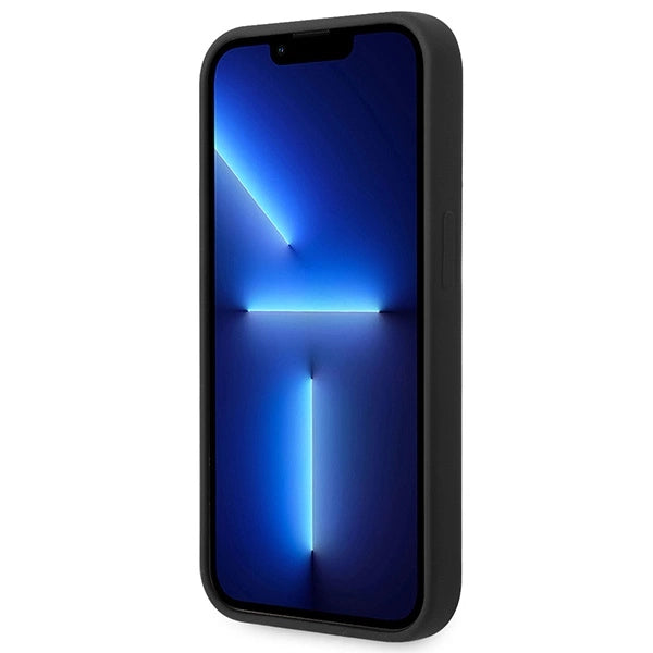 Guess GUHCP14XSLTGK iPhone 14 Pro Max 6.7" black/black hardcase Silicone Triangle_4