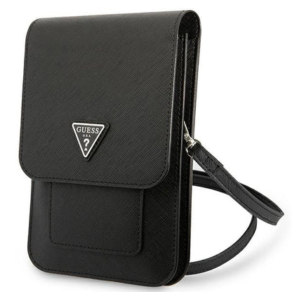 Guess Handbag GUWBSATMBK black / black Saffiano Triangle_0