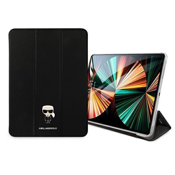 Karl Lagerfeld KLFC11OKMK iPad 11" Pro 2021 Book Cover czarny/black Saffiano Karl Iconic_3