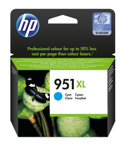 HP 951XL High Yield Cyan Original Ink Cartridge cartucho de tinta 1 pieza(s) Alto rendimiento (XL)_0