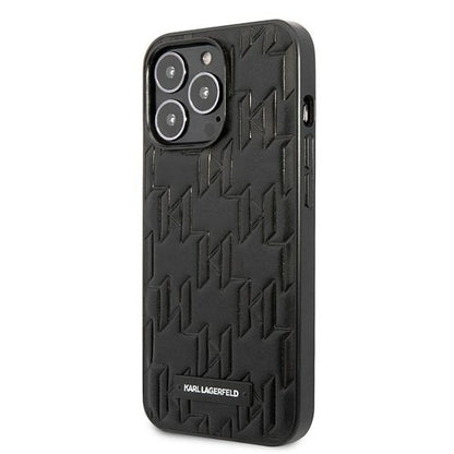 Karl Lagerfeld KLHCP13LMNMP1K iPhone 13 Pro / 13 6.1 "hardcase black / black Monogram Plaque_1